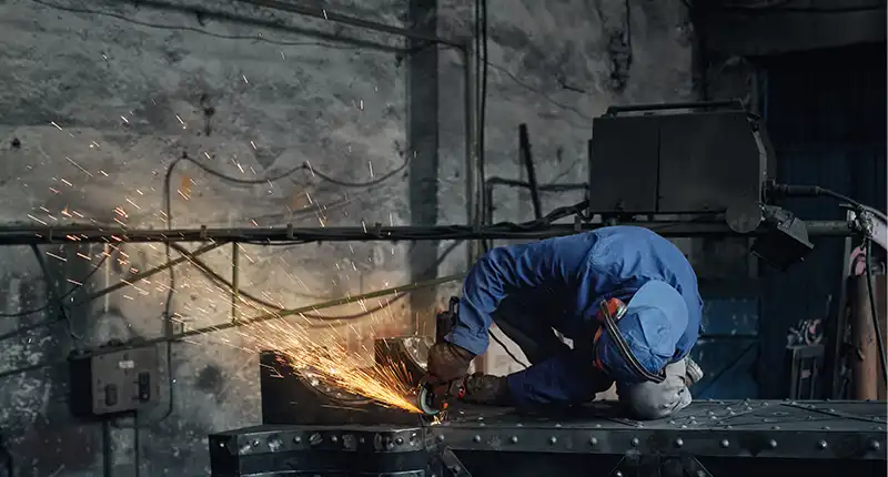 Advanced CNC machine in Dubai metal fabrication facility