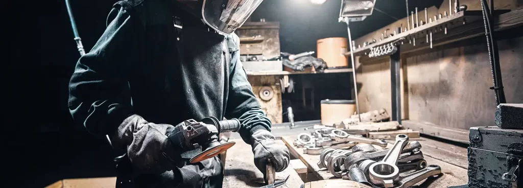 Diagram illustrating common welding hazards: fumes, arc flash, and electrical shock.