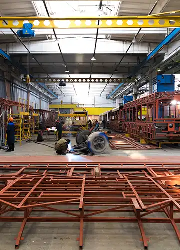 Precision structural steel engineering at Dubai fabrication company