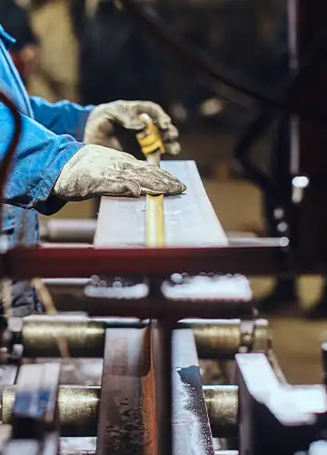 Structural steel welding and assembly at Dubai metal fabricators