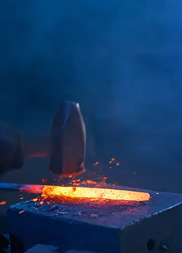 Plasma cutter in action at Dubai metal fabrication facility