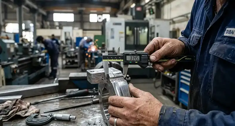 quality inspection process in metal fabrication company UAE