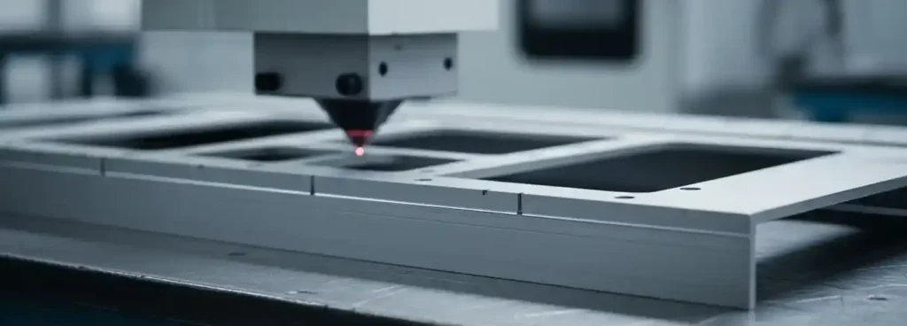 Industrial metal cutting Dubai using plasma cutting machine on steel plate