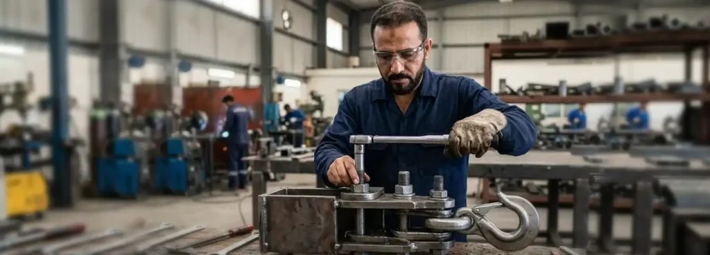 Fabrication companies in Dubai manufacturing custom lifting clamps