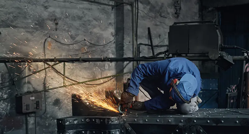 High-quality metal components produced under ISO 9001 standards