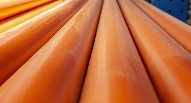 Close-up of flawless 90-degree bend achieved by hydraulic pipe benders Dubai on aluminum tubing