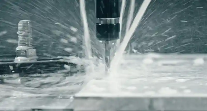 Precision waterjet cutting machine for complex industrial components