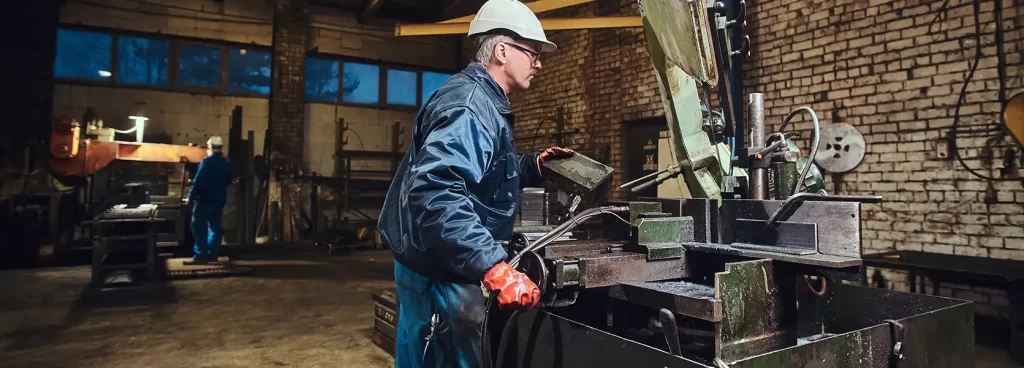 Close-up of precision CNC machined metal parts with tight tolerances