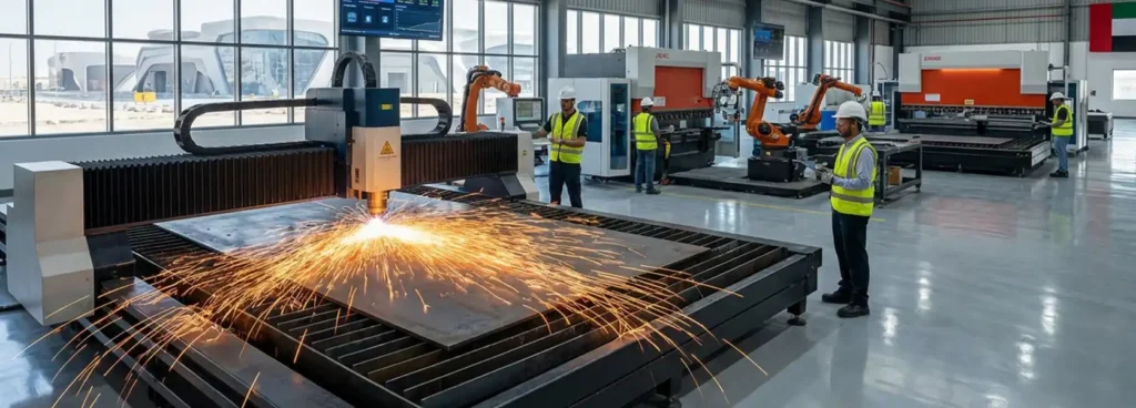 industrial metal cutting Dubai