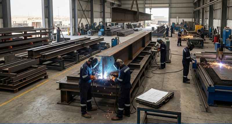 custom steel fabrication process