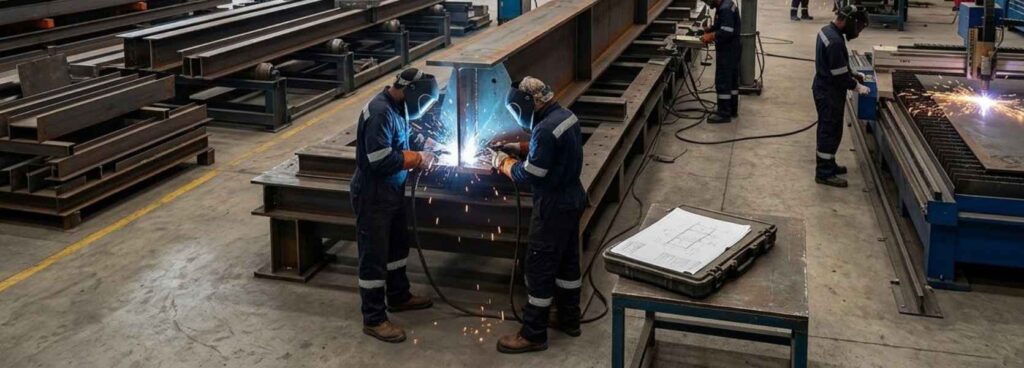 custom steel fabrication process