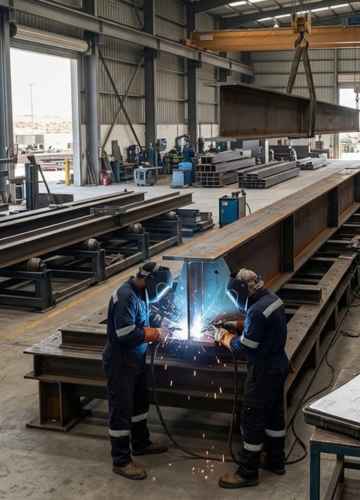custom steel fabrication process