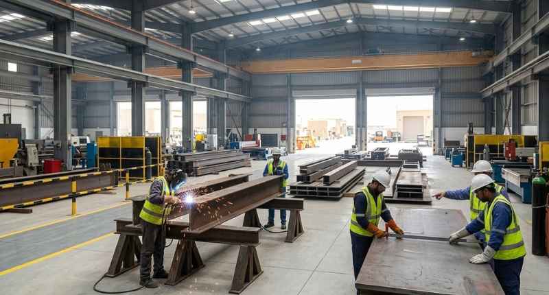 custom steel fabrication services in UAE