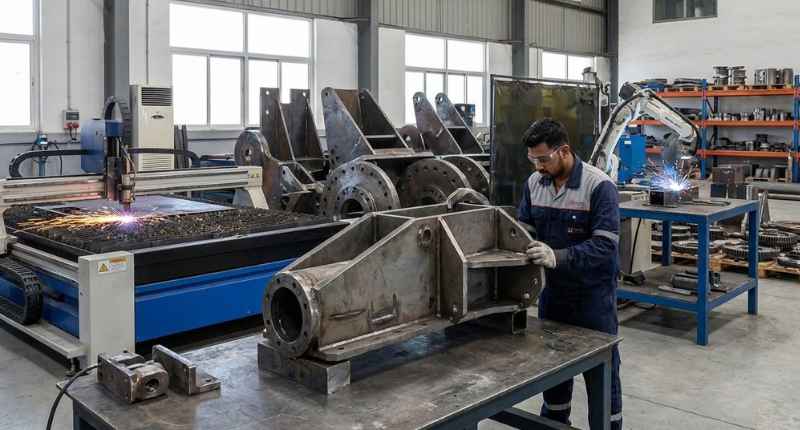 Custom Steel Fabrication for Industrial Equipment & Machinery Parts