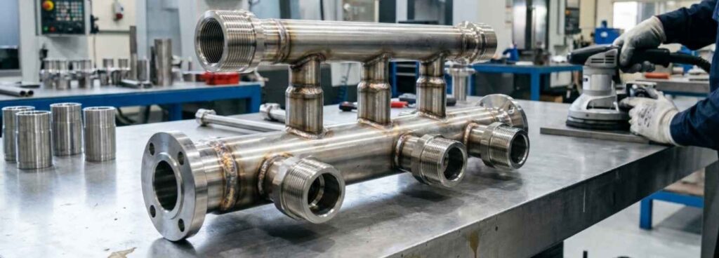 industrial manifold manufacturing process